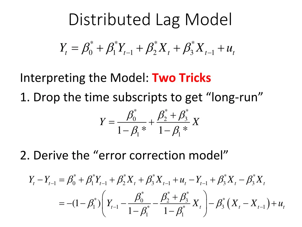 distributed lag model 1