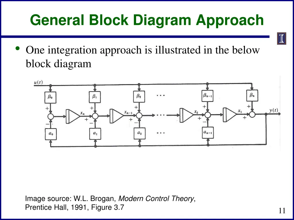 general block diagram approach