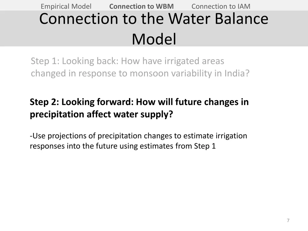 empirical model 5