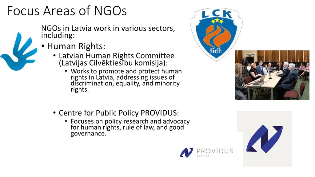 focus areas of ngos