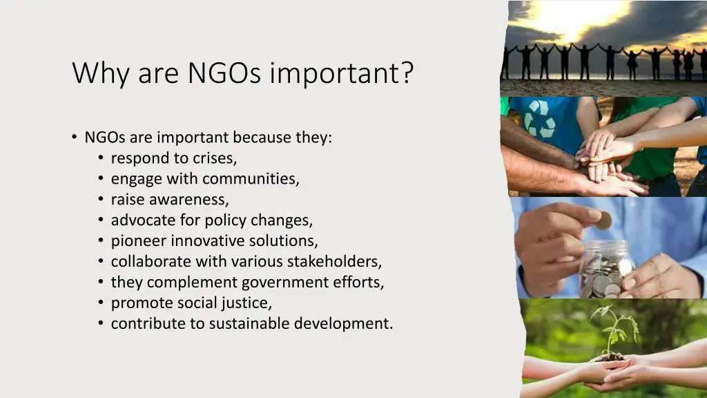 why are ngos important