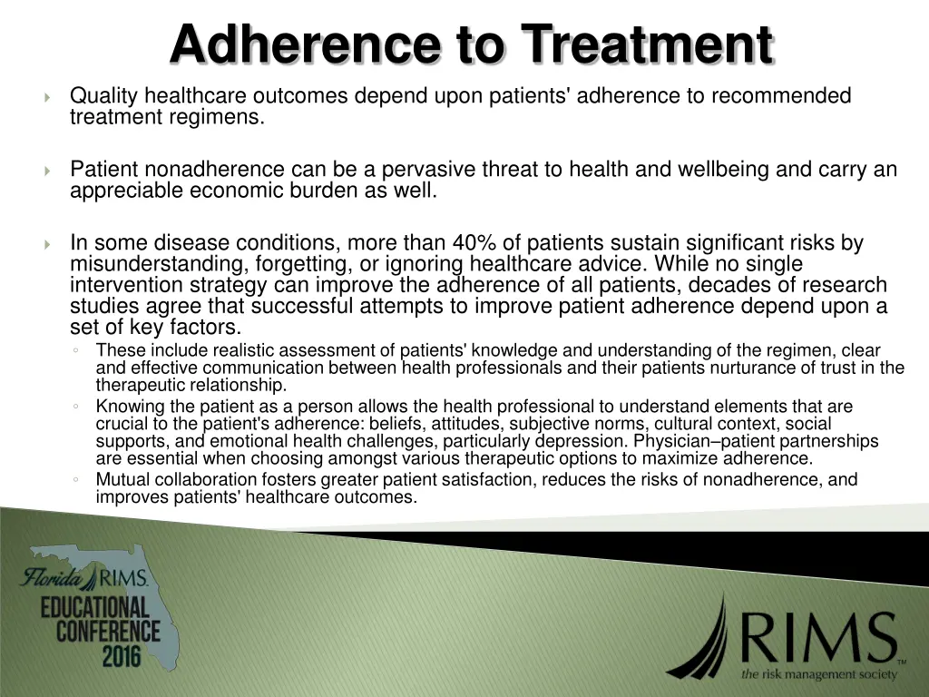 adherence to treatment 1