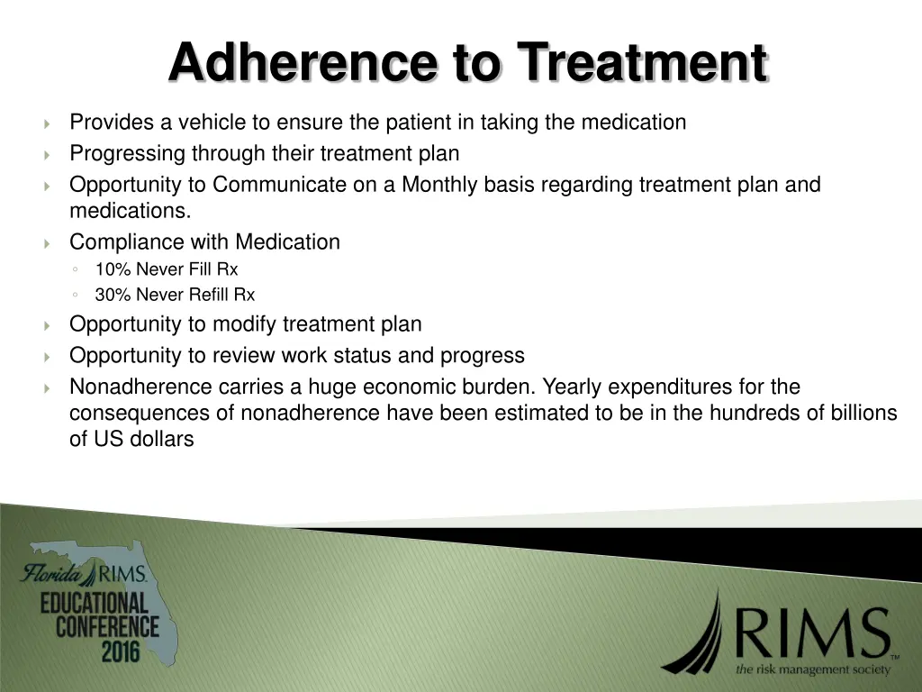 adherence to treatment