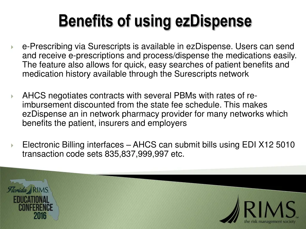 benefits of using ezdispense 2