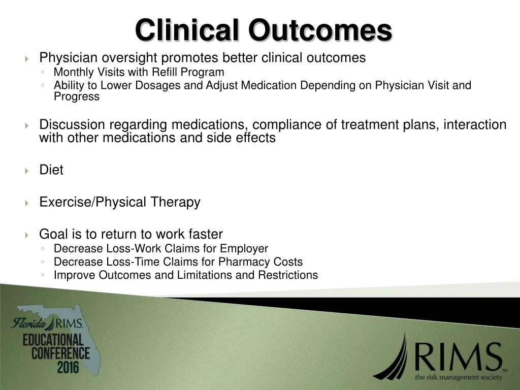 clinical outcomes physician oversight promotes