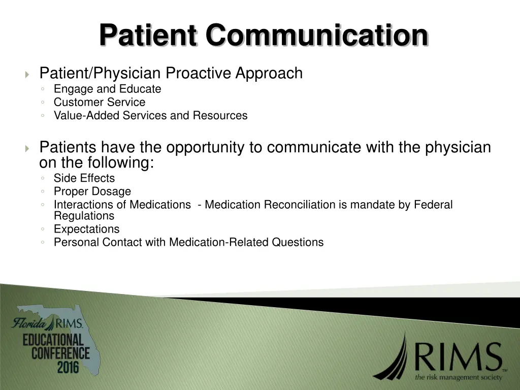 patient communication