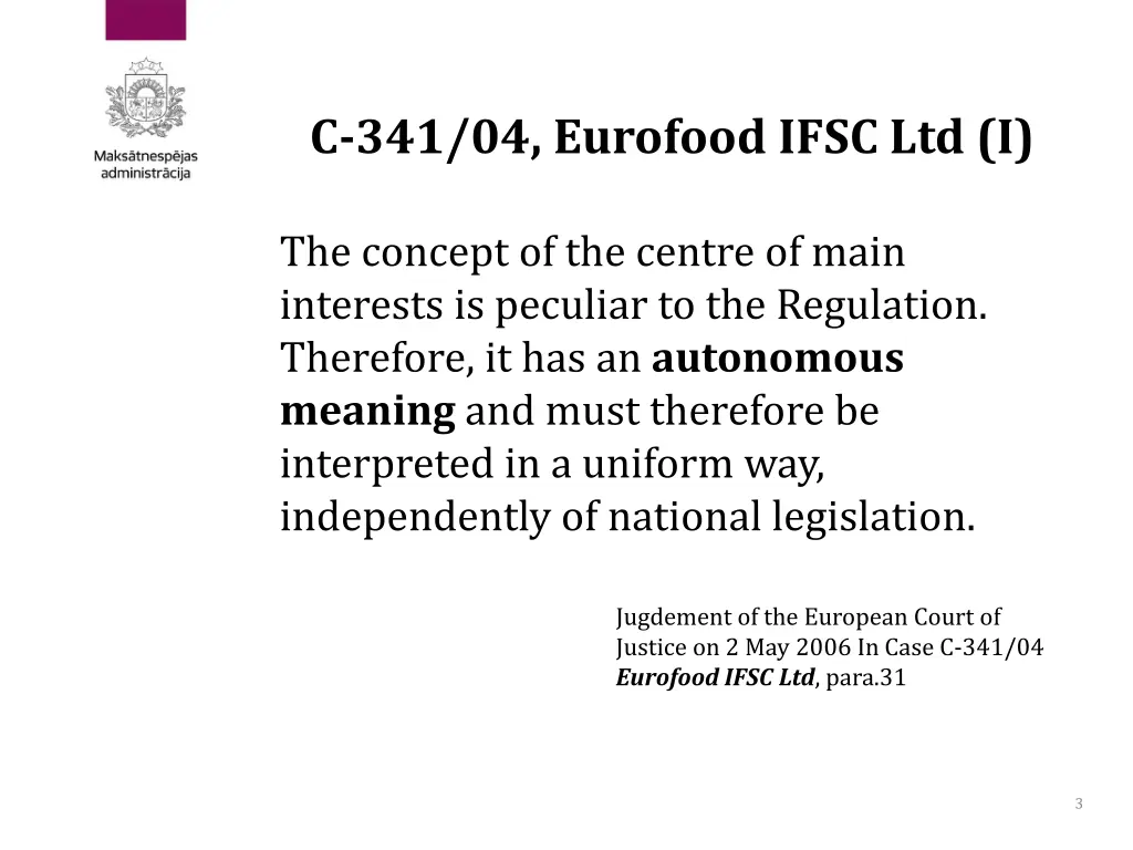 c 341 04 eurofood ifsc ltd i