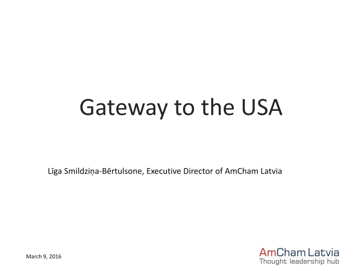 gateway to the usa