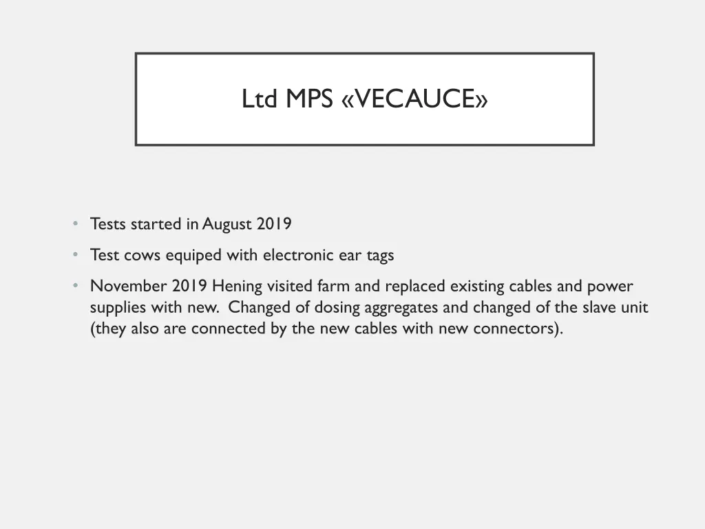 ltd mps vecauce