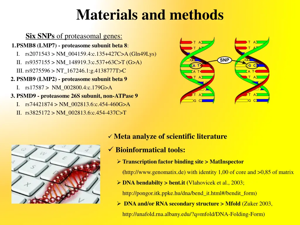 materials and methods