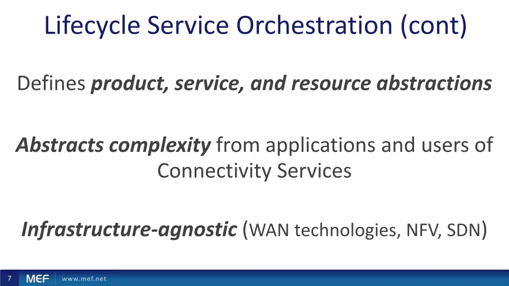 lifecycle service orchestration cont