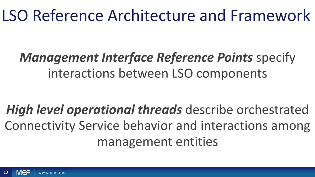 lso reference architecture and framework 1