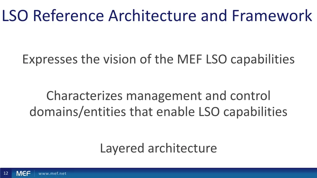 lso reference architecture and framework