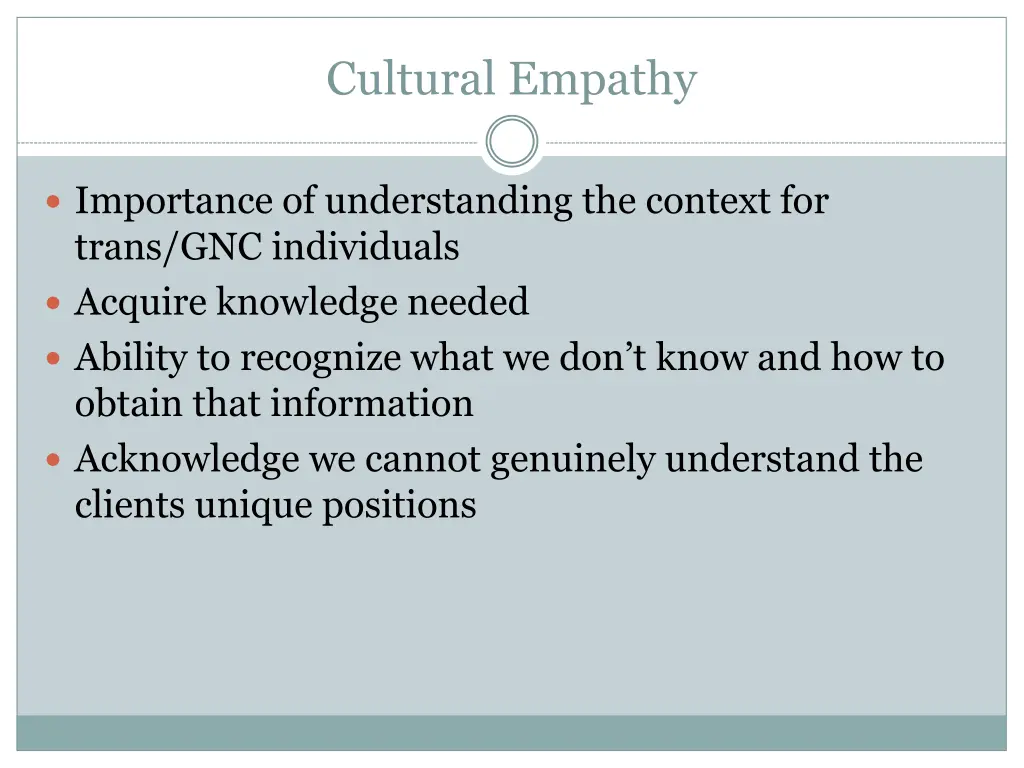 cultural empathy 1