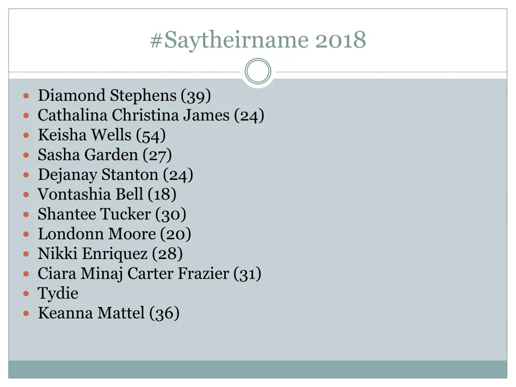 saytheirname 2018 1