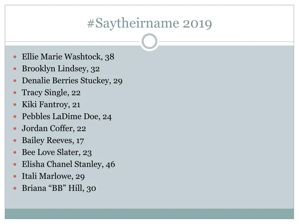 saytheirname 2019 1