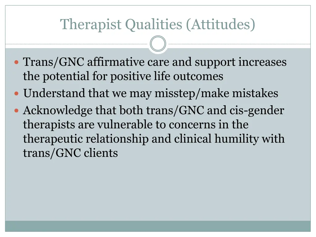 therapist qualities attitudes 1