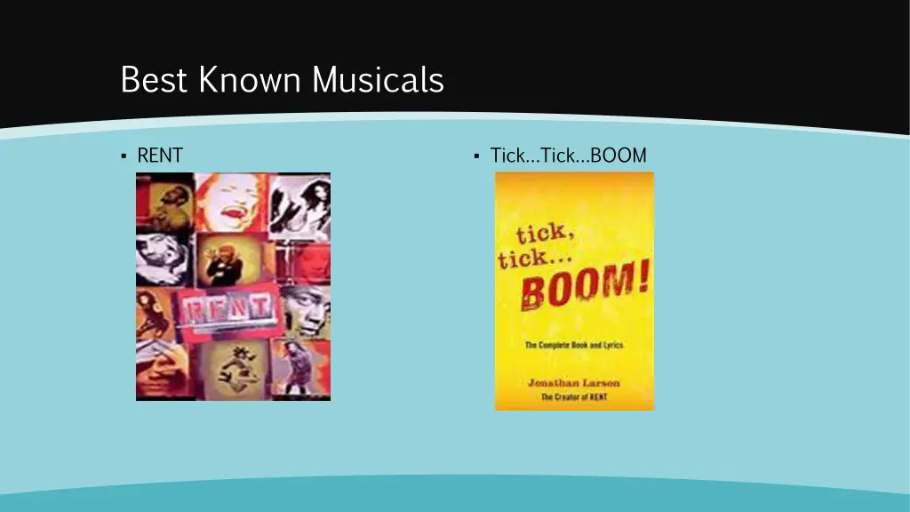 best known musicals