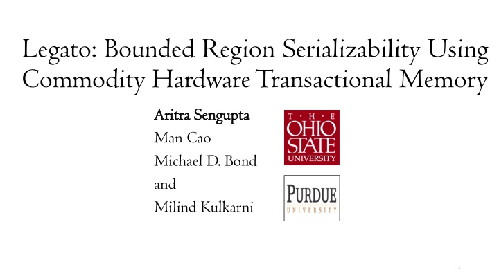 legato bounded region serializability using