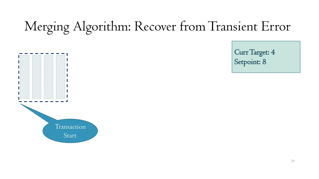 merging algorithm recover from transient error 1