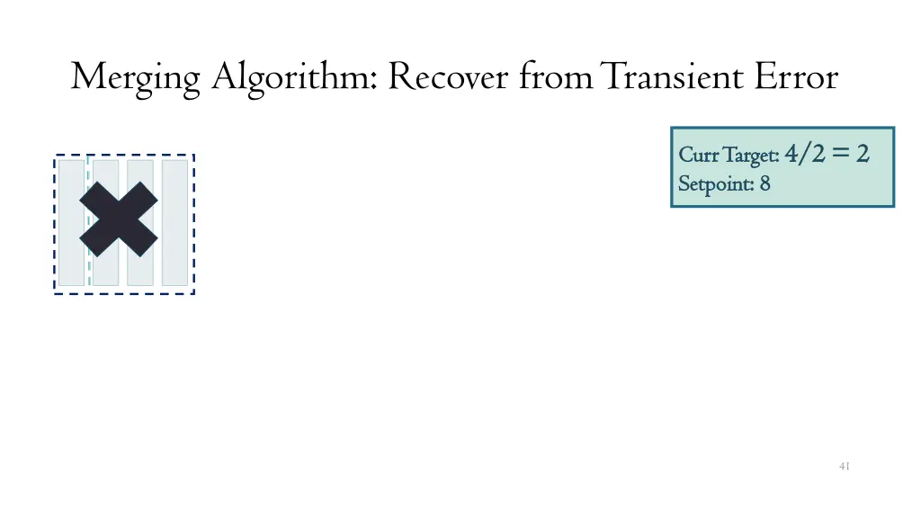 merging algorithm recover from transient error 3