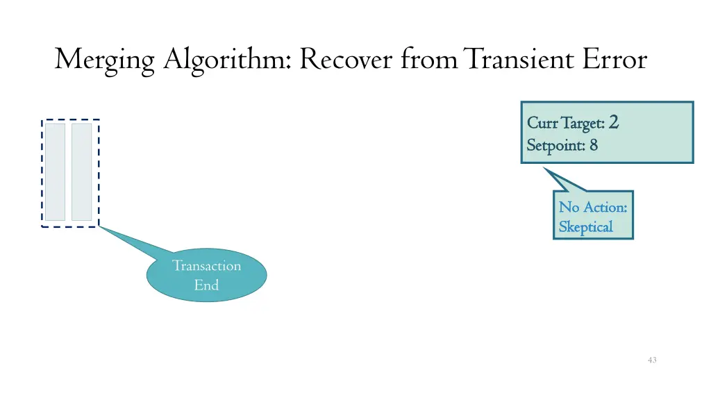 merging algorithm recover from transient error 5