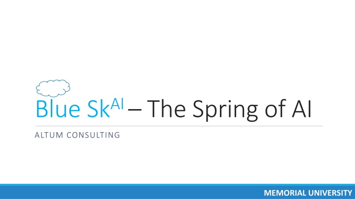 blue sk ai the spring of ai