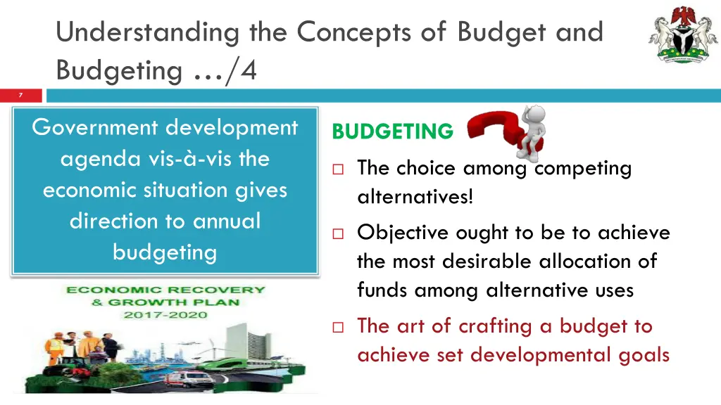 understanding the concepts of budget 2