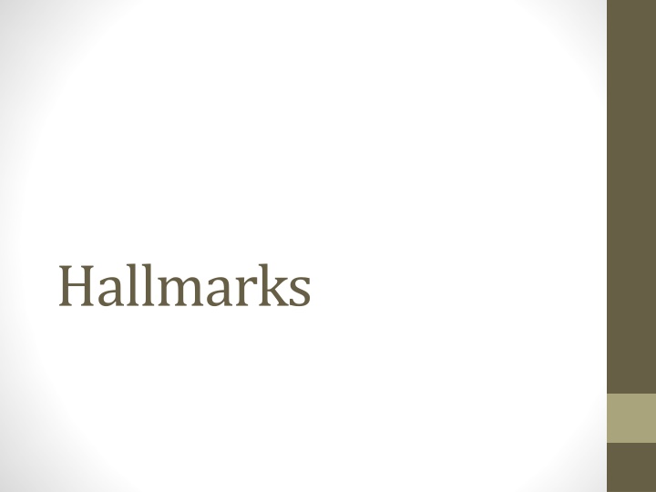 hallmarks