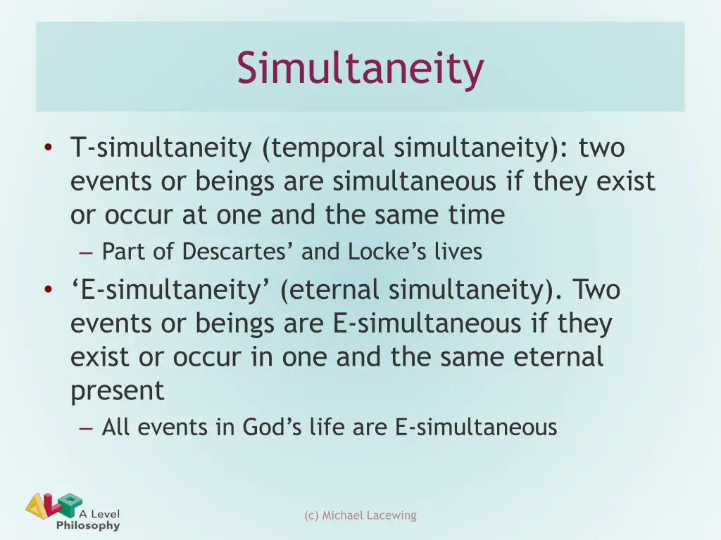 simultaneity