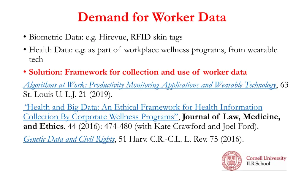 demand for worker data