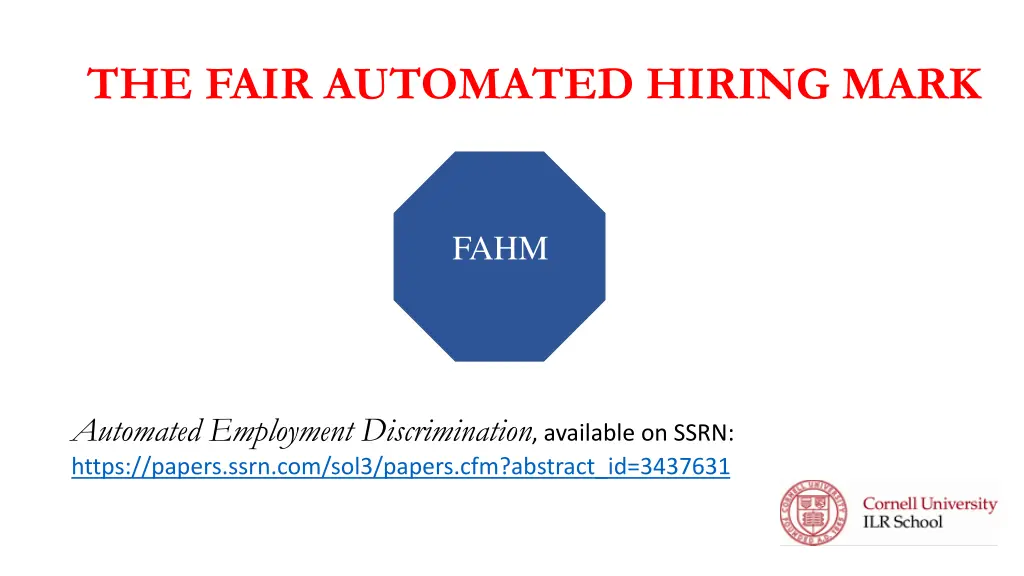 the fair automated hiring mark