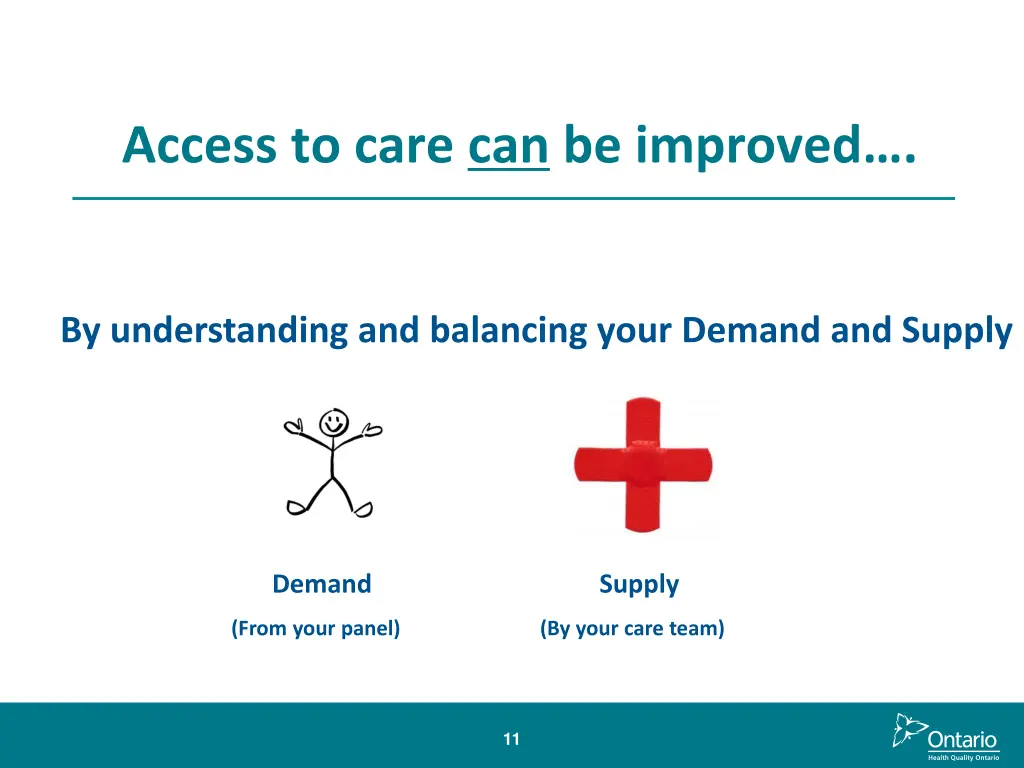 access to care can be improved