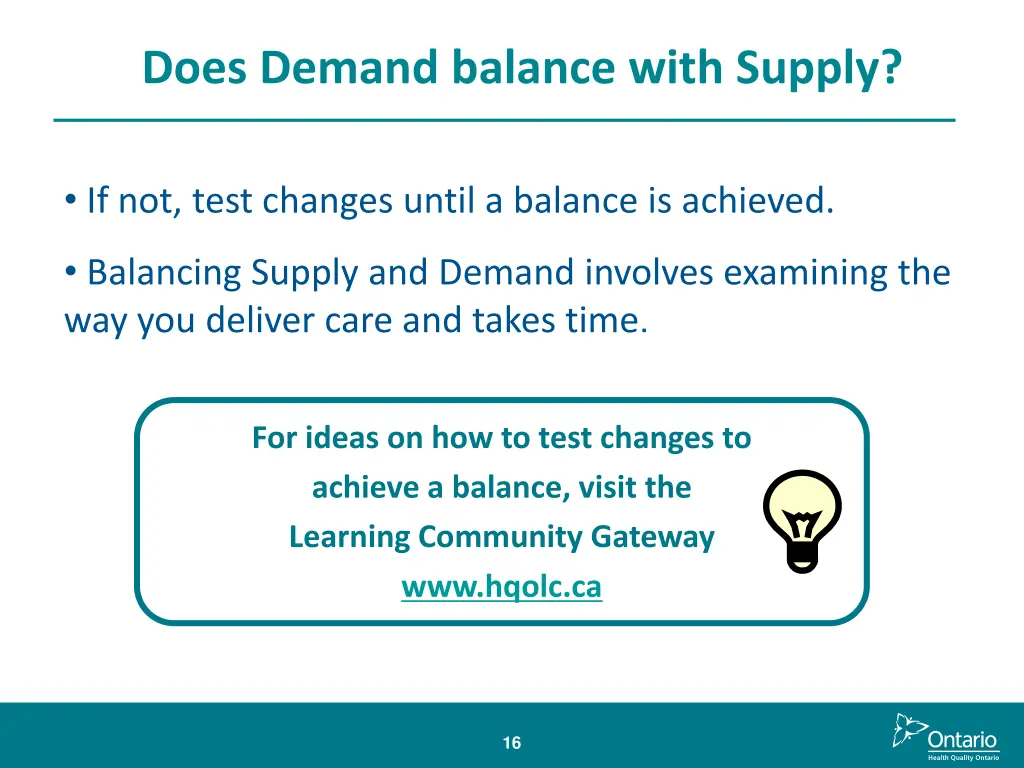 does demand balance with supply