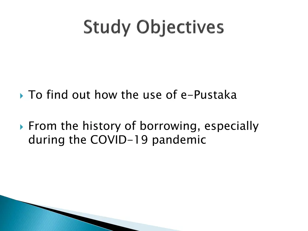 to find out how the use of e pustaka