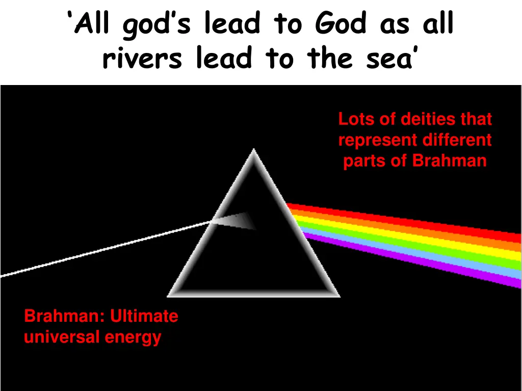 all god s lead to god as all rivers lead