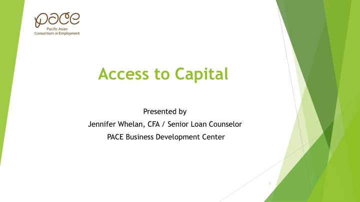 access to capital