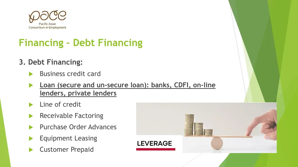 financing debt financing 1