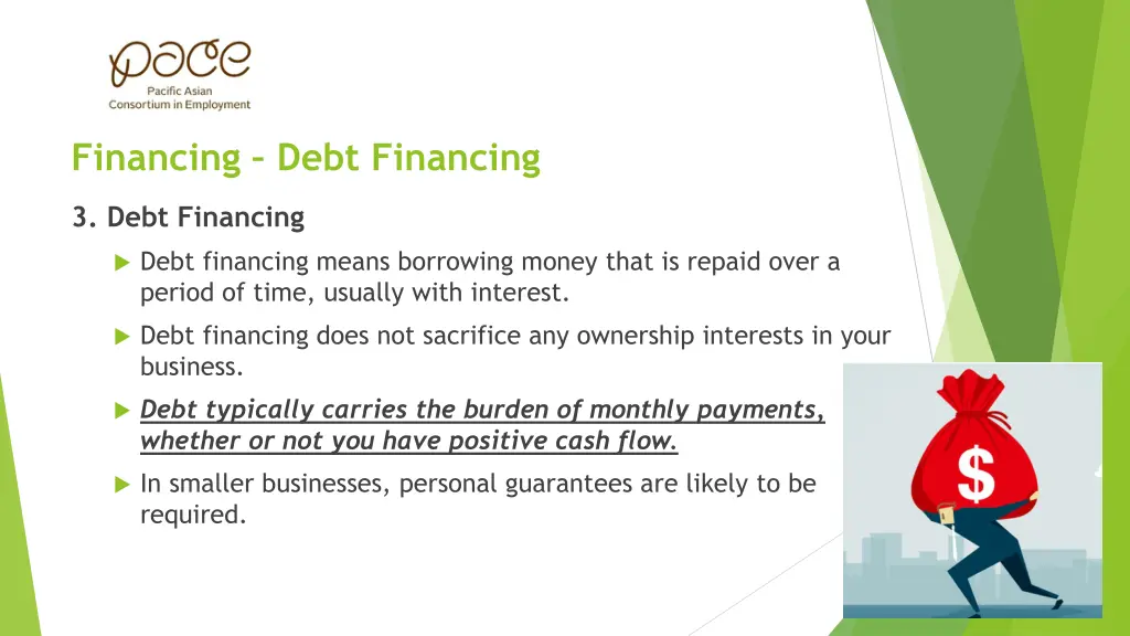 financing debt financing