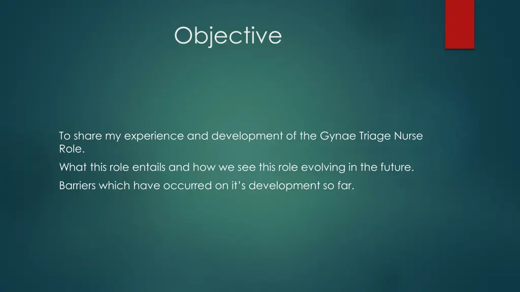 objective