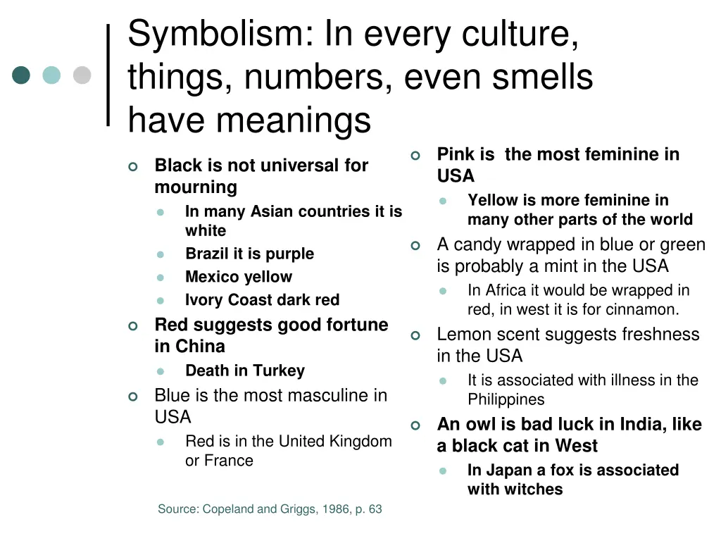 symbolism in every culture things numbers even