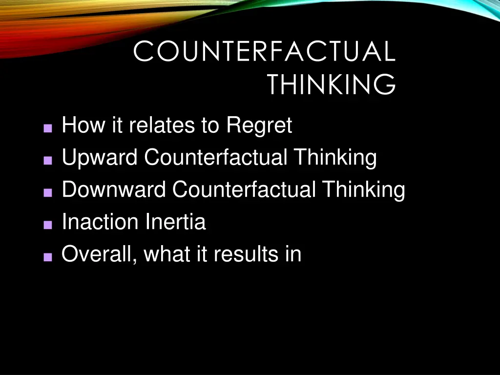 counterfactual