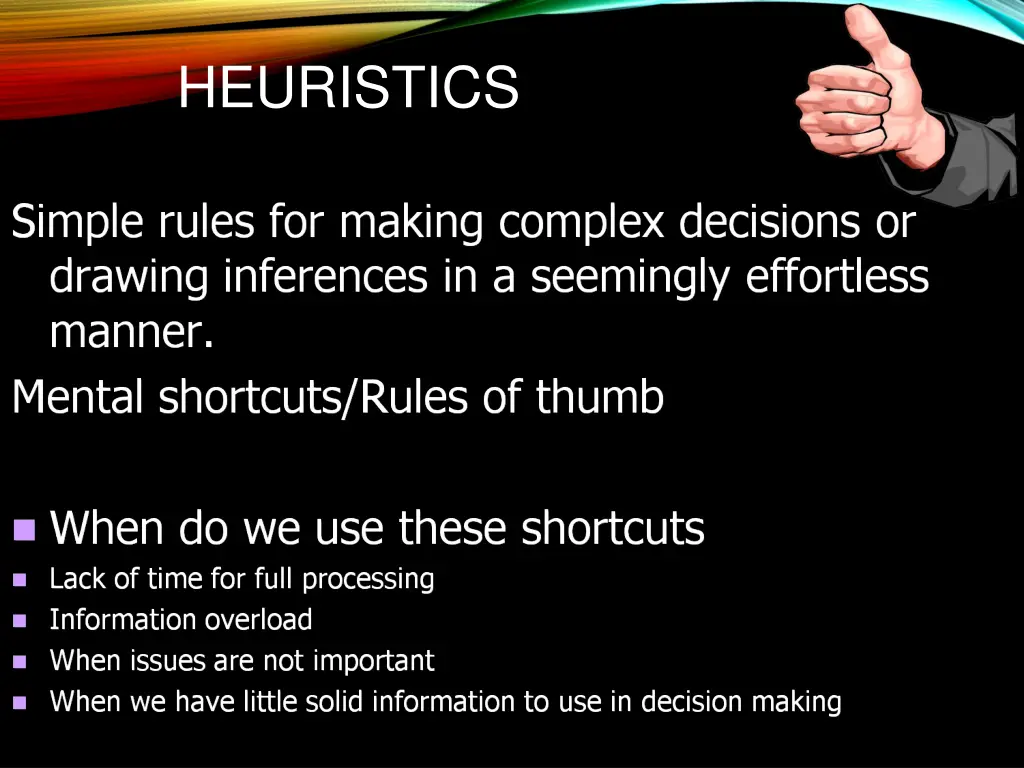 heuristics