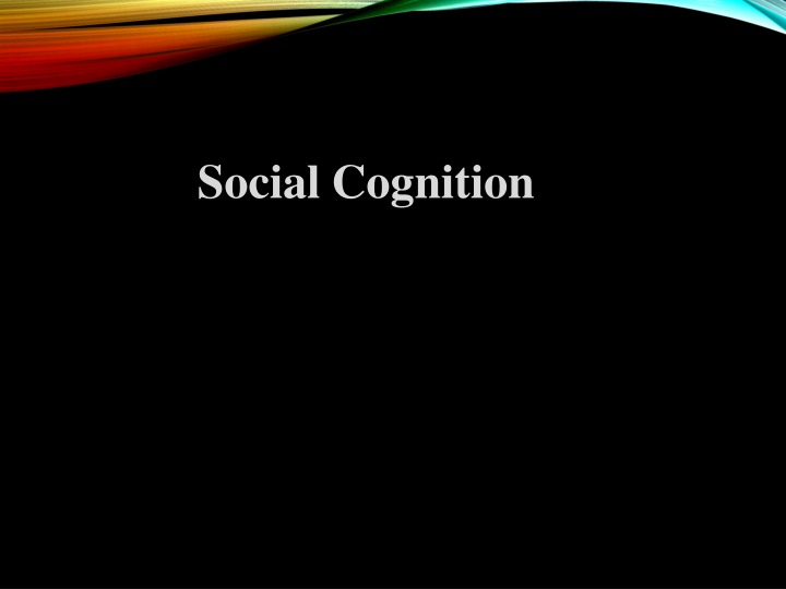 social cognition