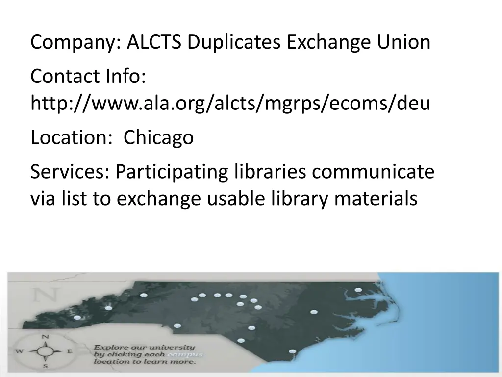 company alcts duplicates exchange union