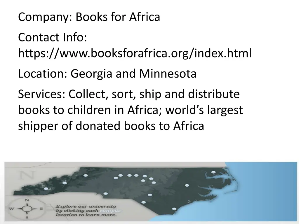 company books for africa