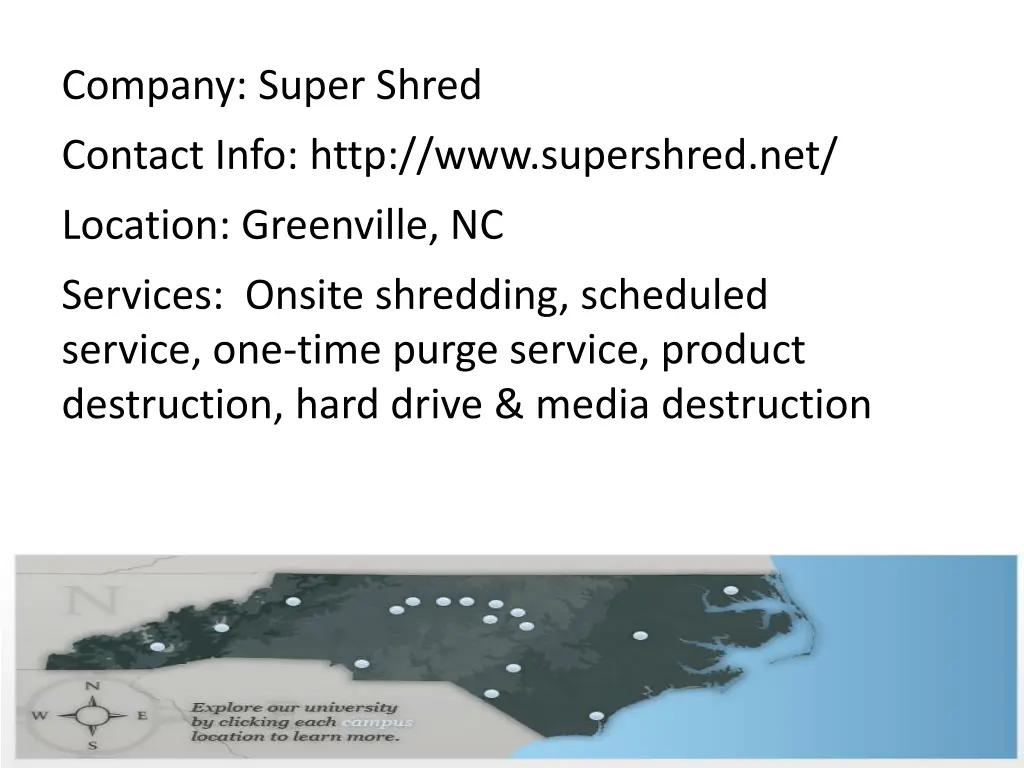 company super shred