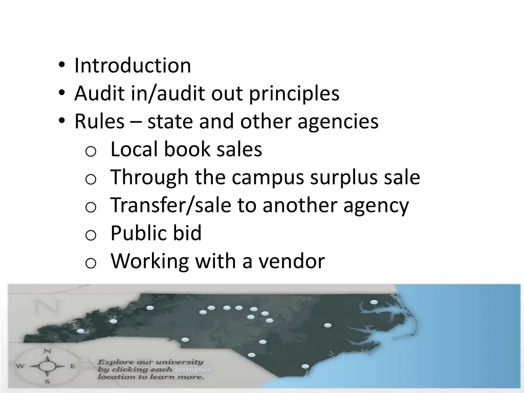 introduction audit in audit out principles rules