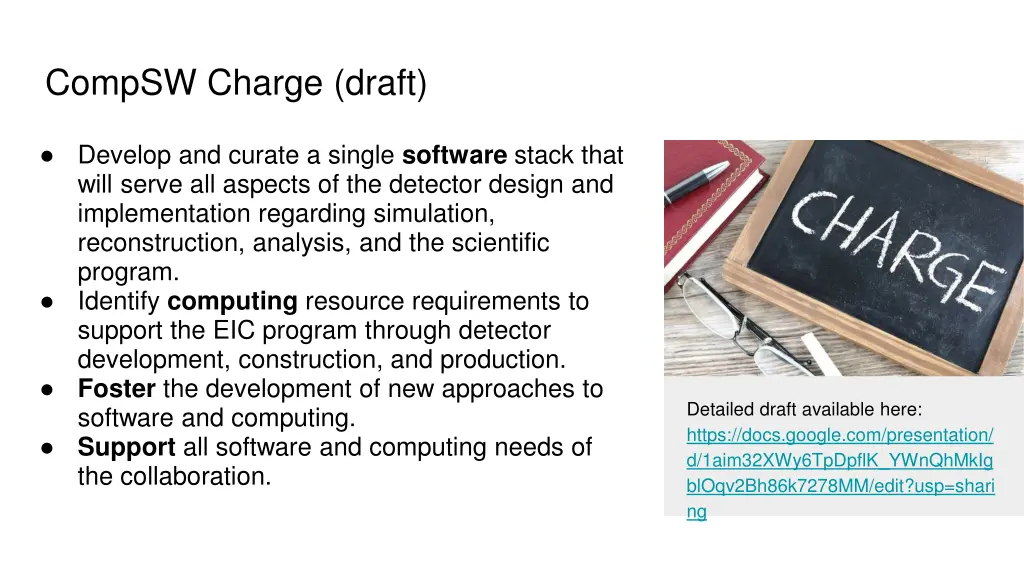 compsw charge draft