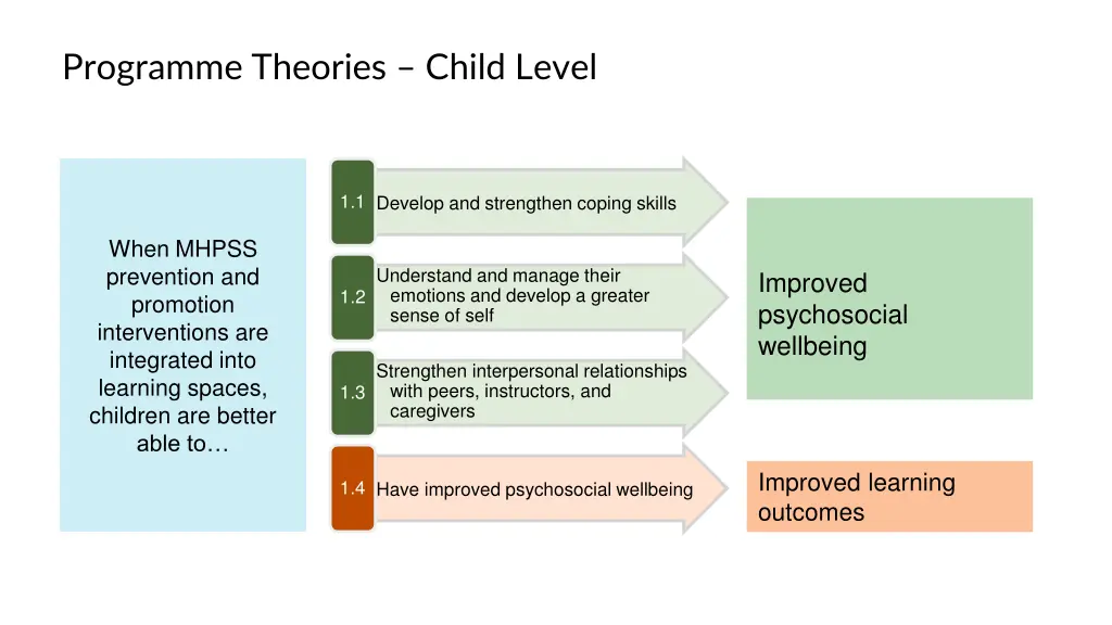 programme theories child level